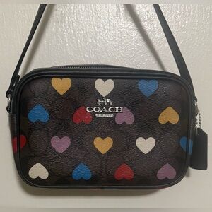 ♥️Authentic Coach Black/Brown EXCELLENT CONDITION Crossbody Bag♥️